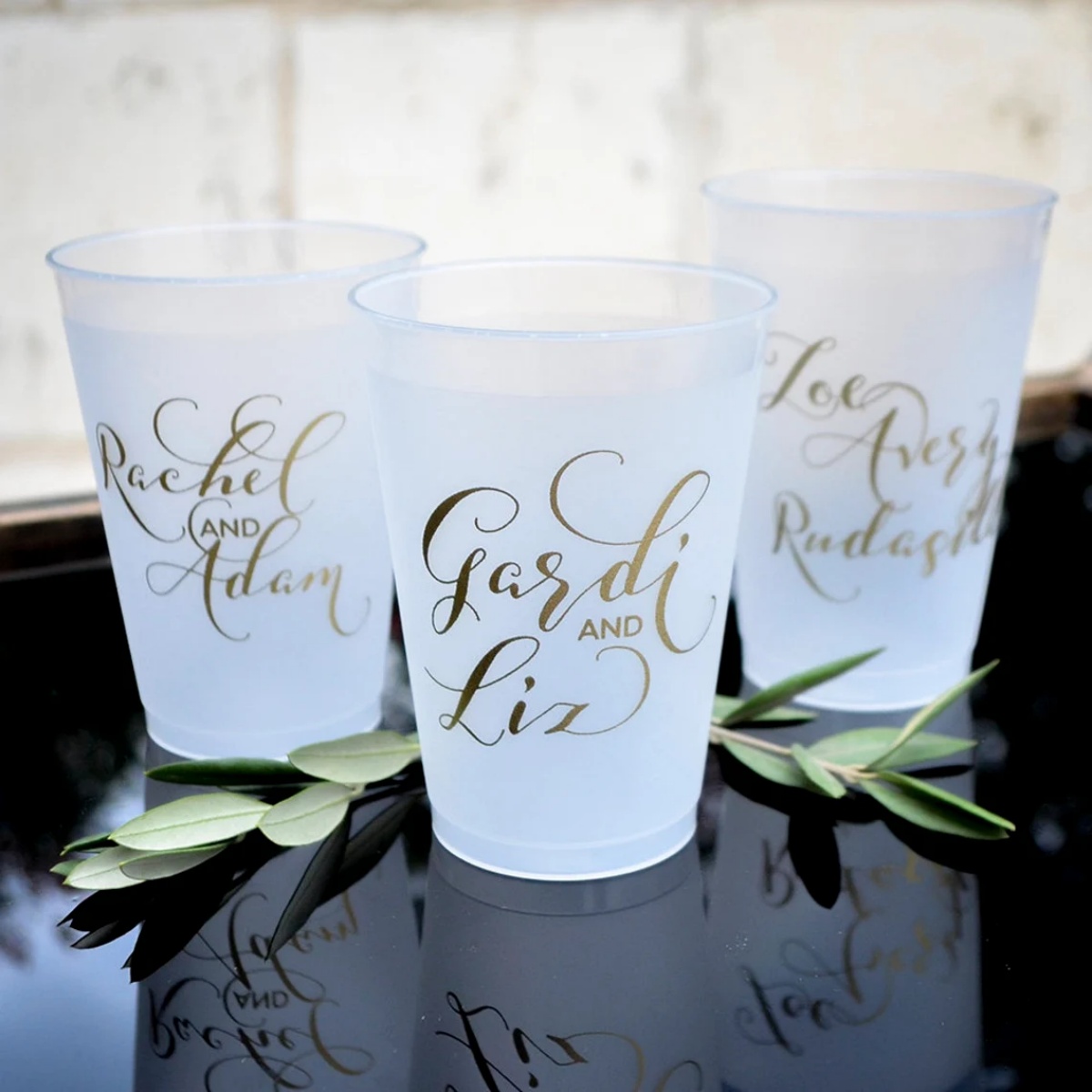 Plastic Cup 50Pcs - 10/50 Najlepszy Dzień w Życiu Kubki