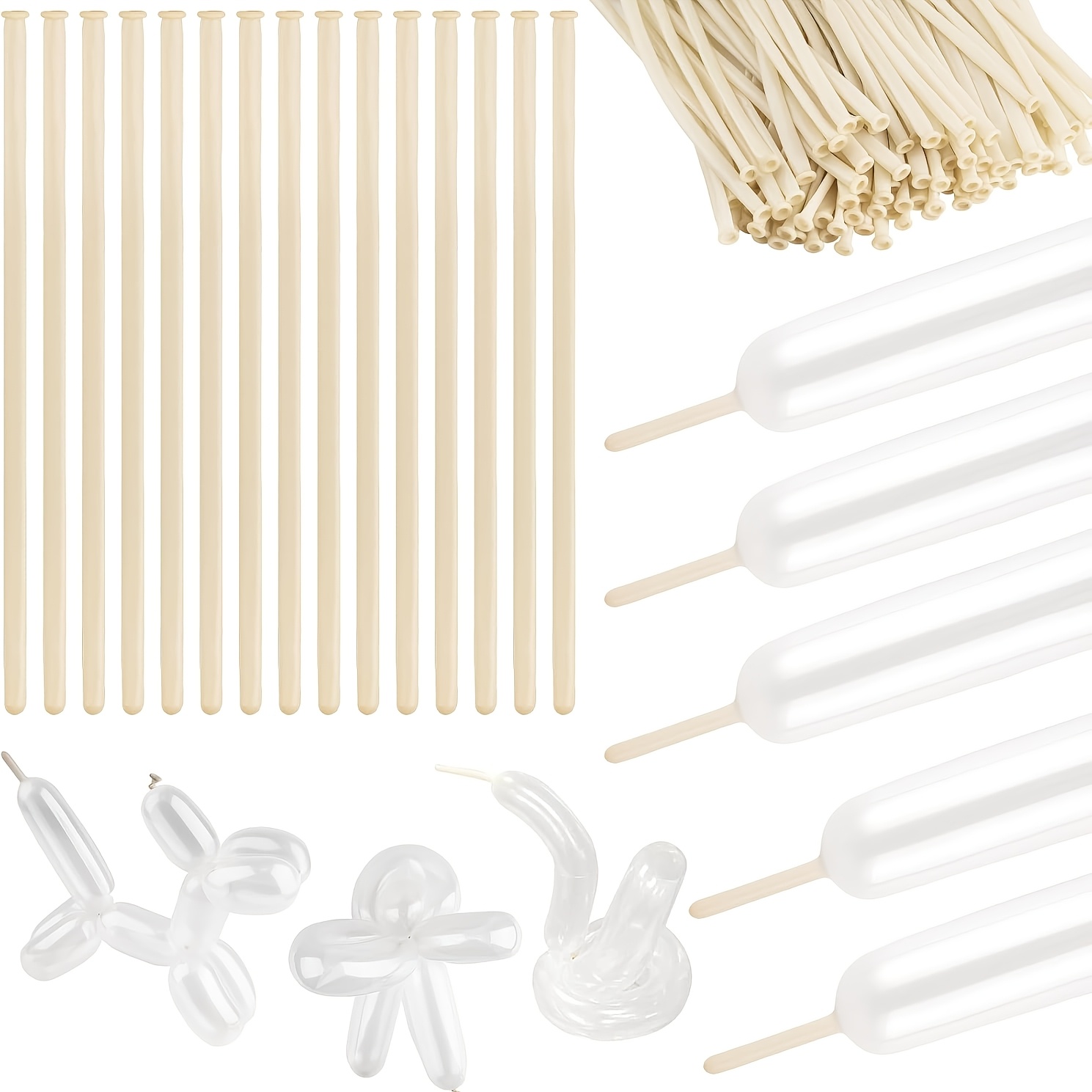 Balloon Arch Kit - Przezroczyste długie balony do modelowania zwierząt,