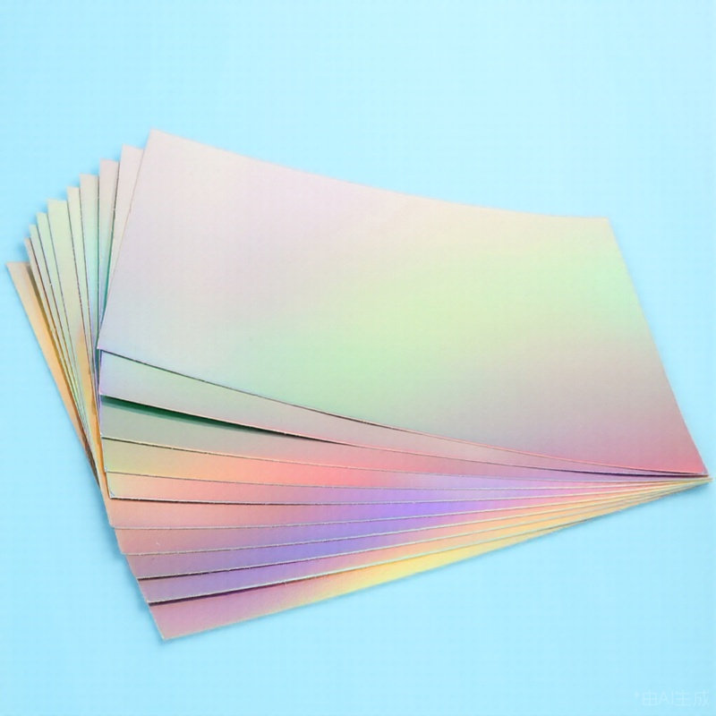 Papercraft Supply Invitation - 10 arkuszy holograficznego papieru kartonowego do