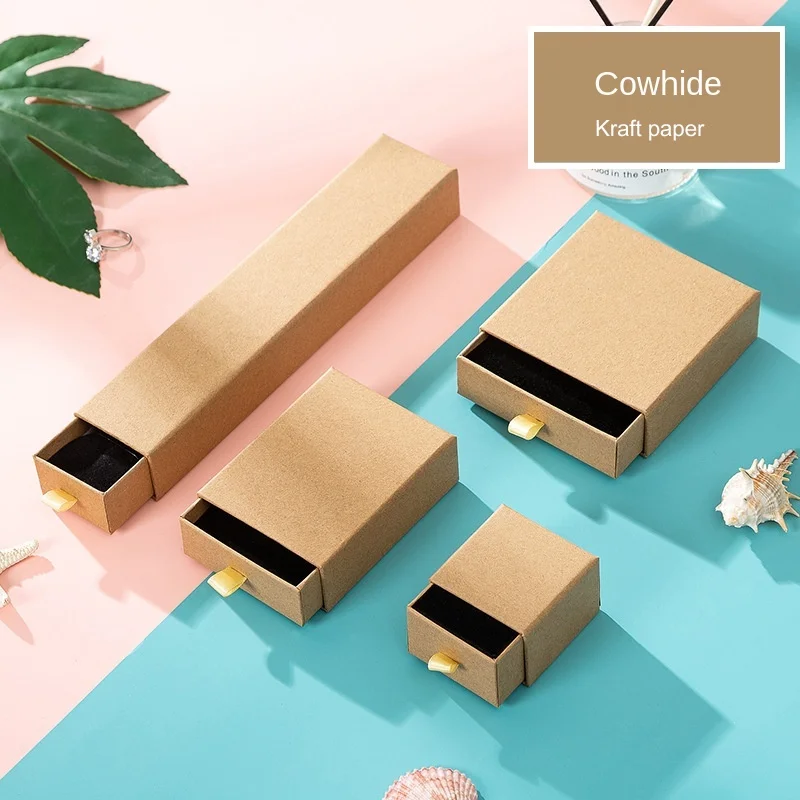 Event Party Box - 1pc pudełka na biżuterię Khaki karton