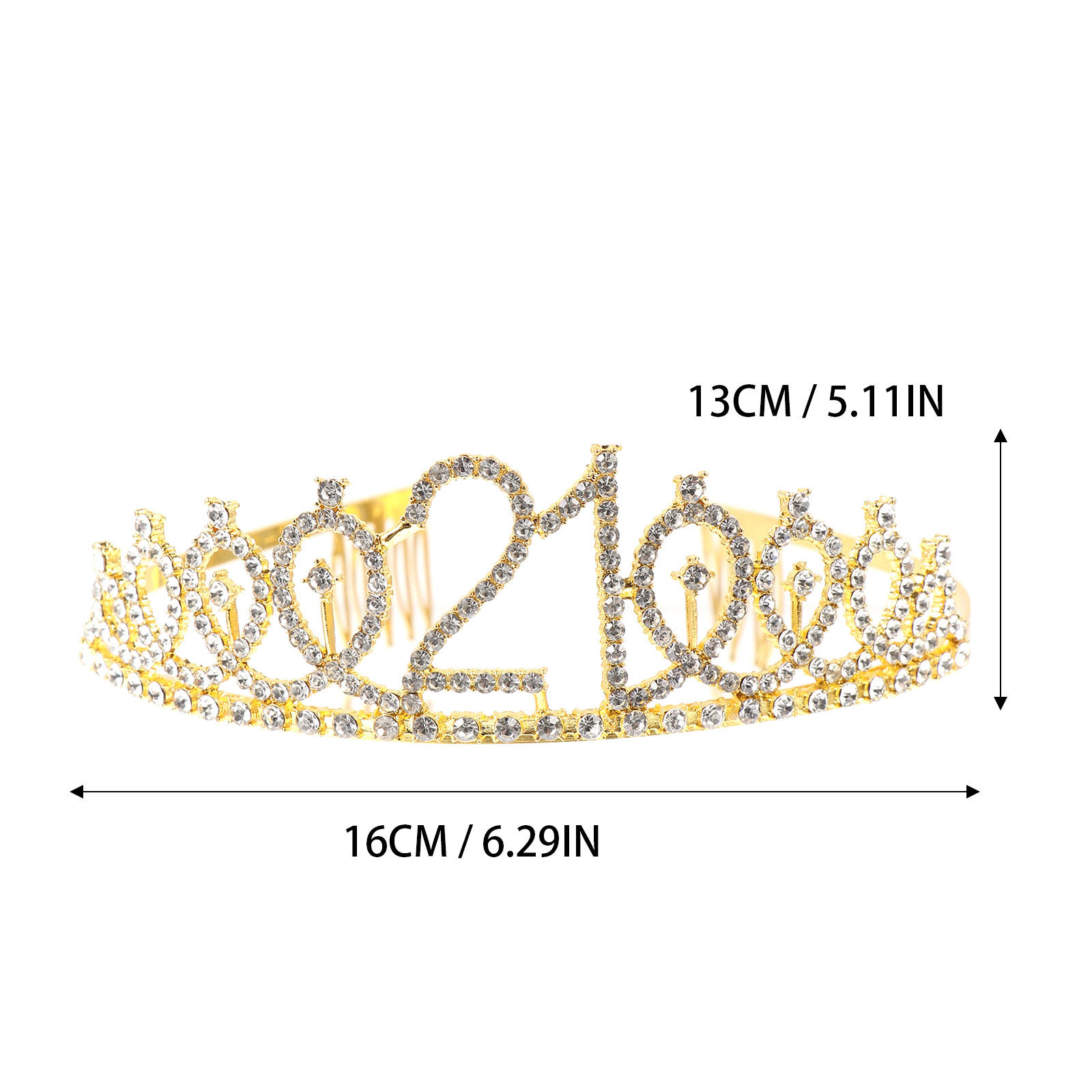 1 zestaw urodzinowej korony, s – Birthday Sash Glitter recenzja i cena