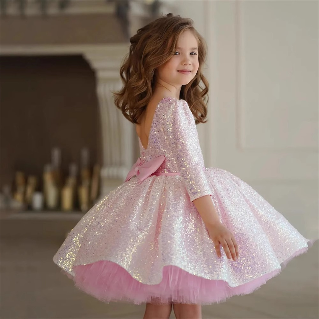 Brokatowa różowa sukienka dla  – Birthday Sash Glitter recenzja i cena