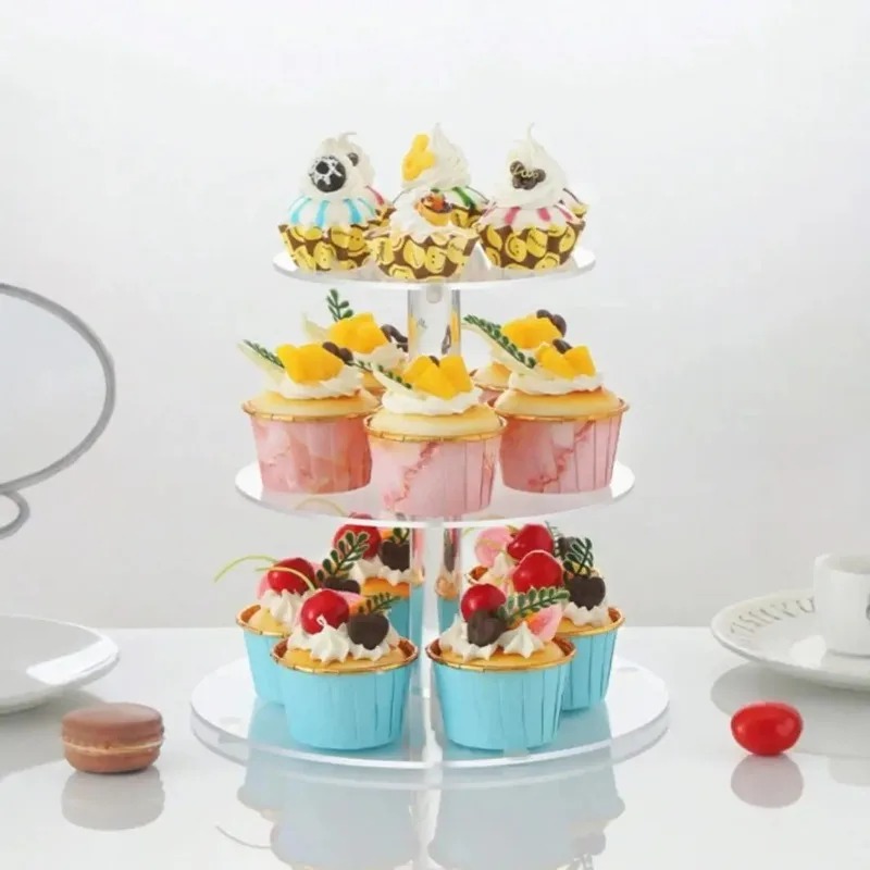 Przezroczysty akrylowy stojak  – Cupcake Stand Tier recenzja i cena