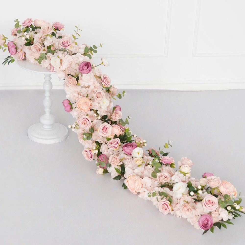 Uflower 200cm Różowe Hortensje – Flower Wall Panel recenzja i cena