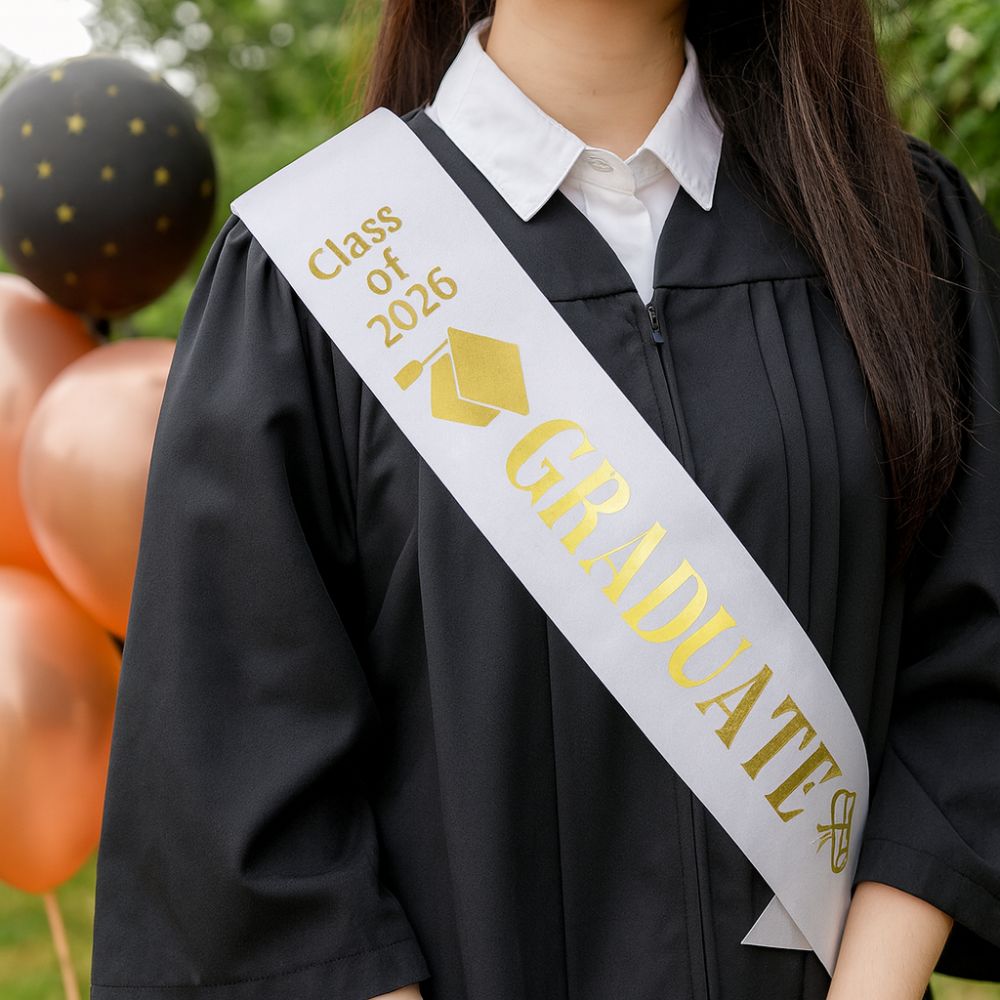 Szarfa Absolwencka Klasy 2026, – Birthday Sash Glitter recenzja i cena