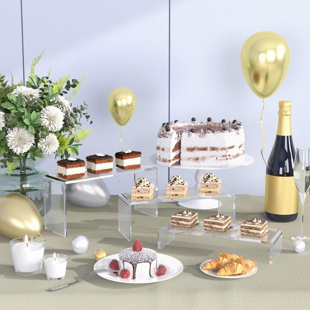 Zestaw 6 przezroczystych stoja – Cupcake Stand Tier recenzja i cena