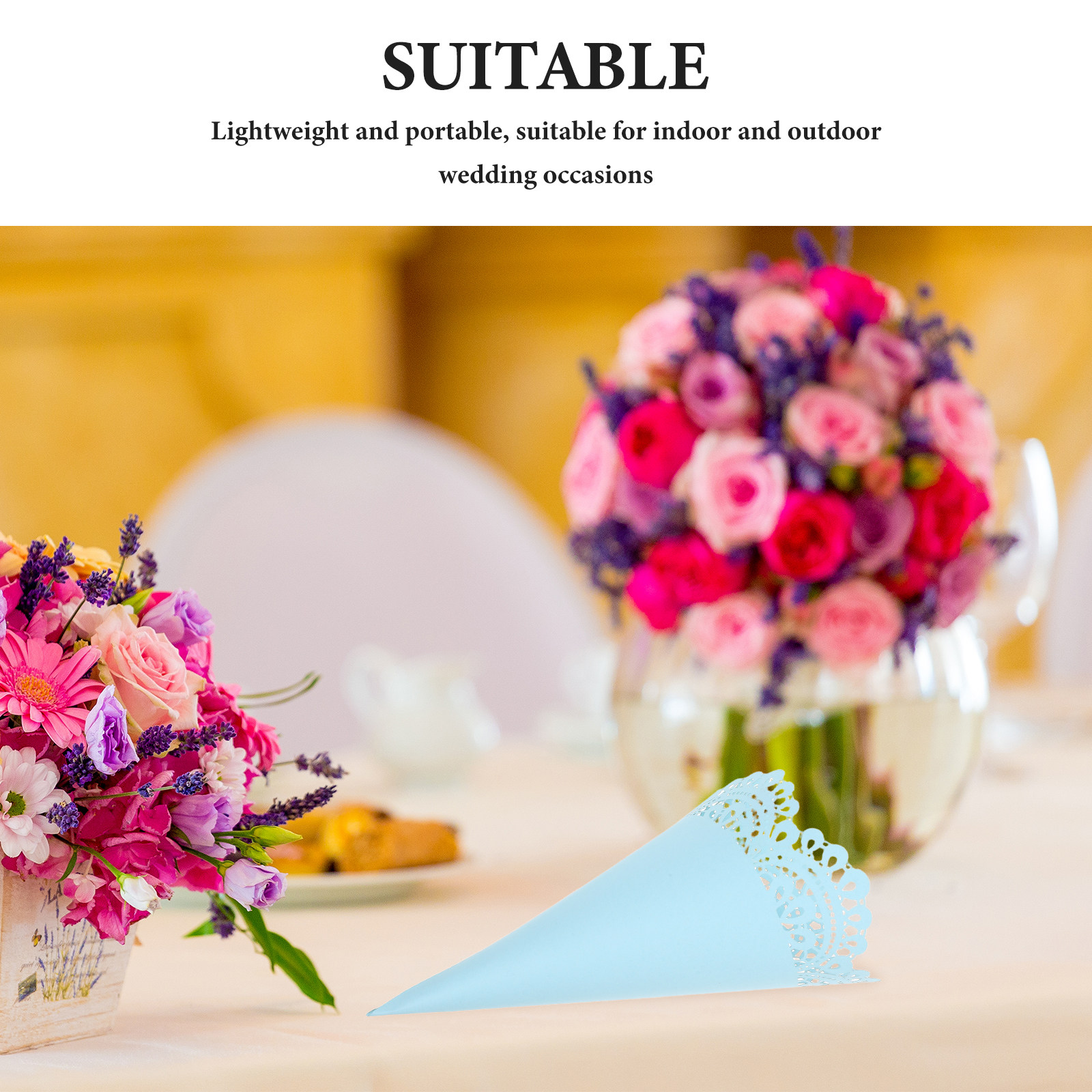 50 szt. Stożki na konfetti ślu – Papercraft Supply Confetti recenzja i cena