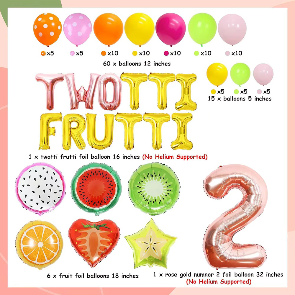 Twotti Frutti Dekoracja urodzi – Balloon Arch Kit recenzja i cena