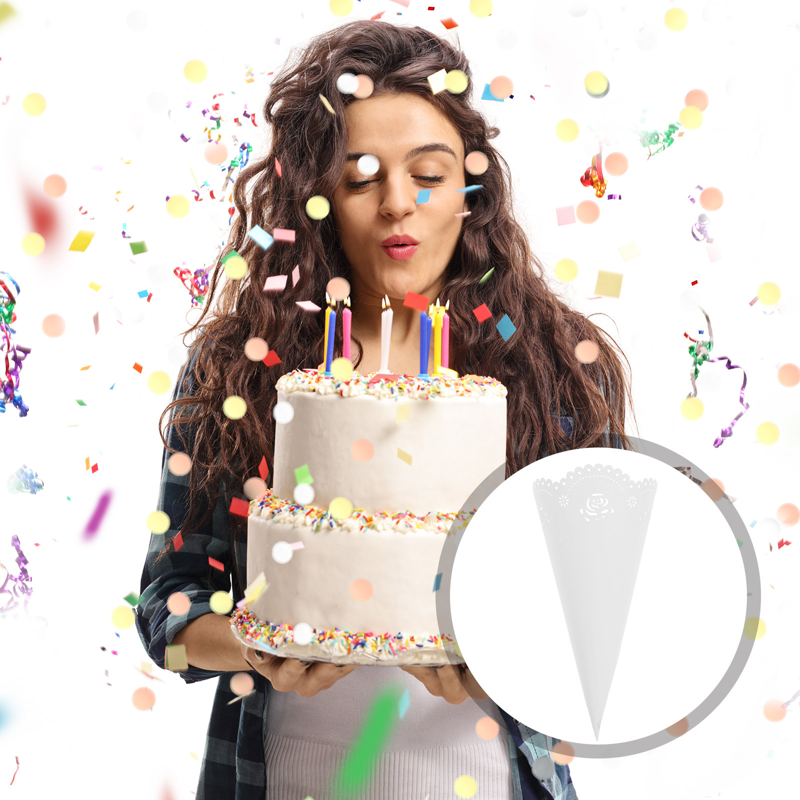 20 sztuk pustych stożków na ko – Papercraft Supply Confetti recenzja i cena
