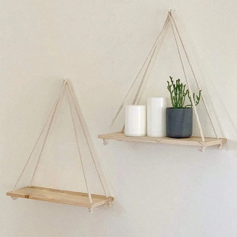 1PC drewniana huśtawka wisząca – Flower Wall Panel recenzja i cena