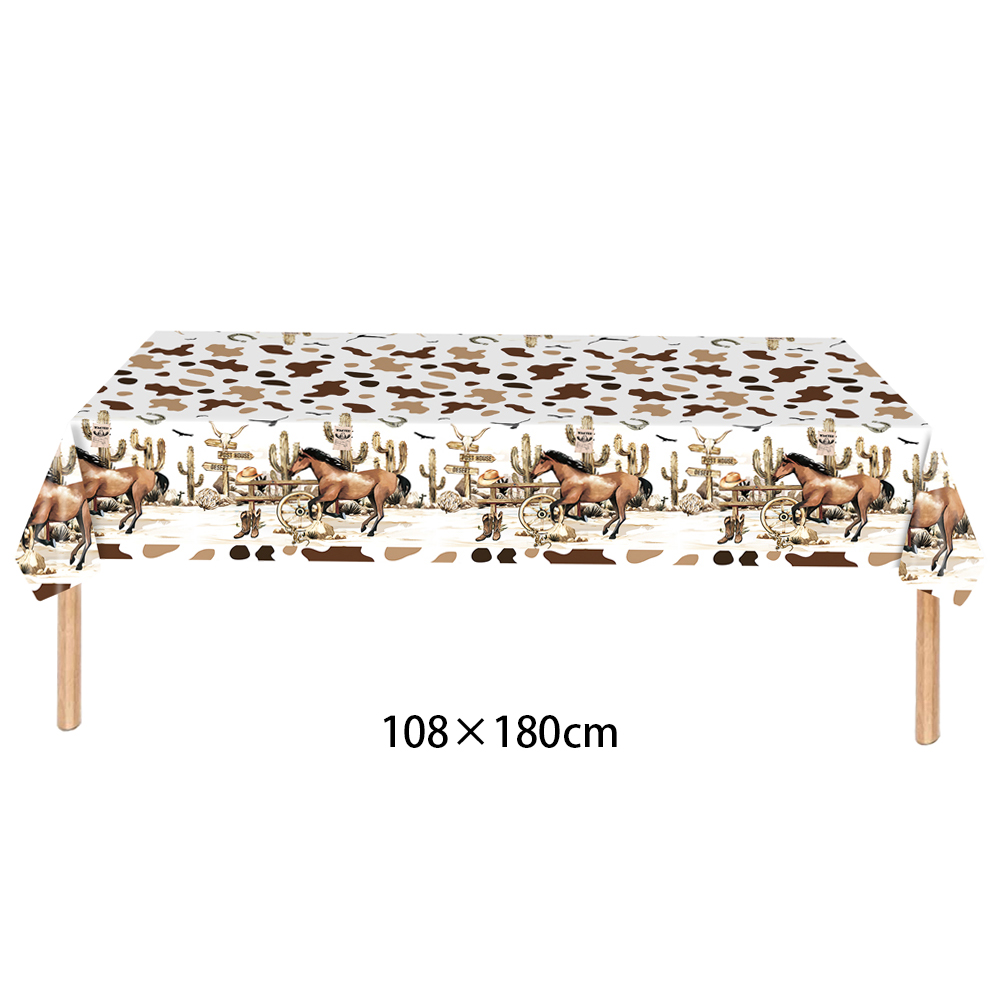 Western Cowboy Party jednorazo – Table Cloth Disposable recenzja i cena