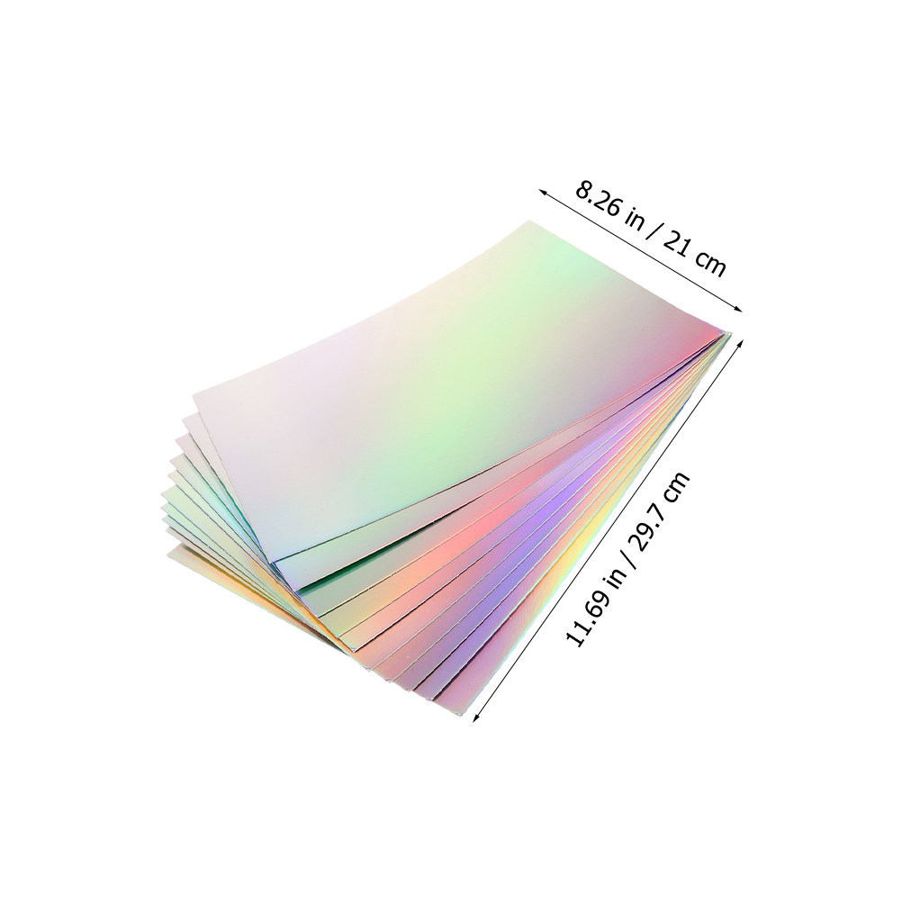 10 arkuszy holograficznego pap – Papercraft Supply Invitation recenzja i cena