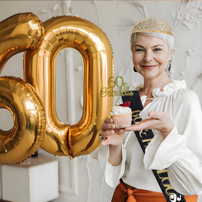 Zestaw dekoracji na 30-50 urod – Birthday Sash Glitter recenzja i cena