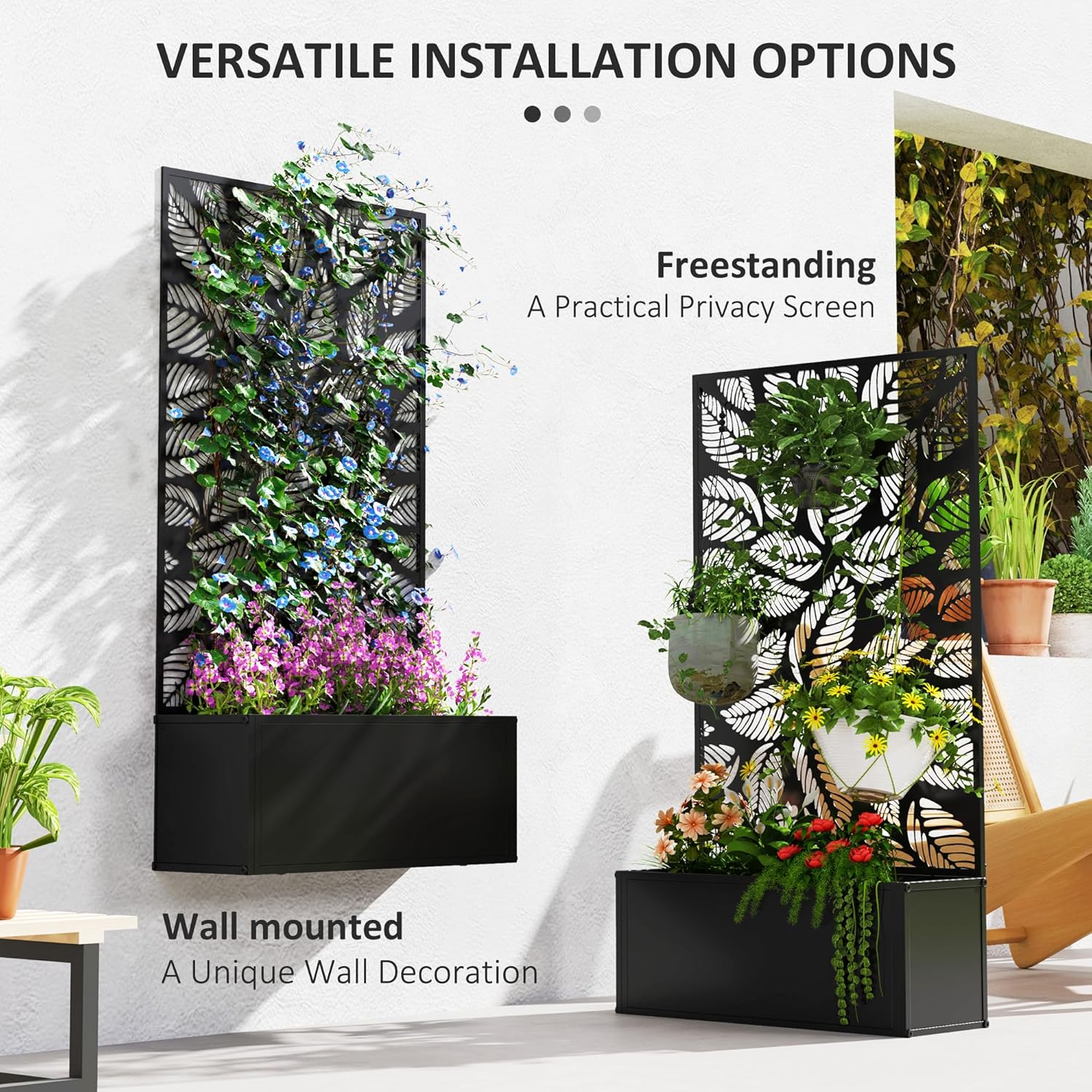 Metalowa podwyższona grządka o – Flower Wall Panel recenzja i cena