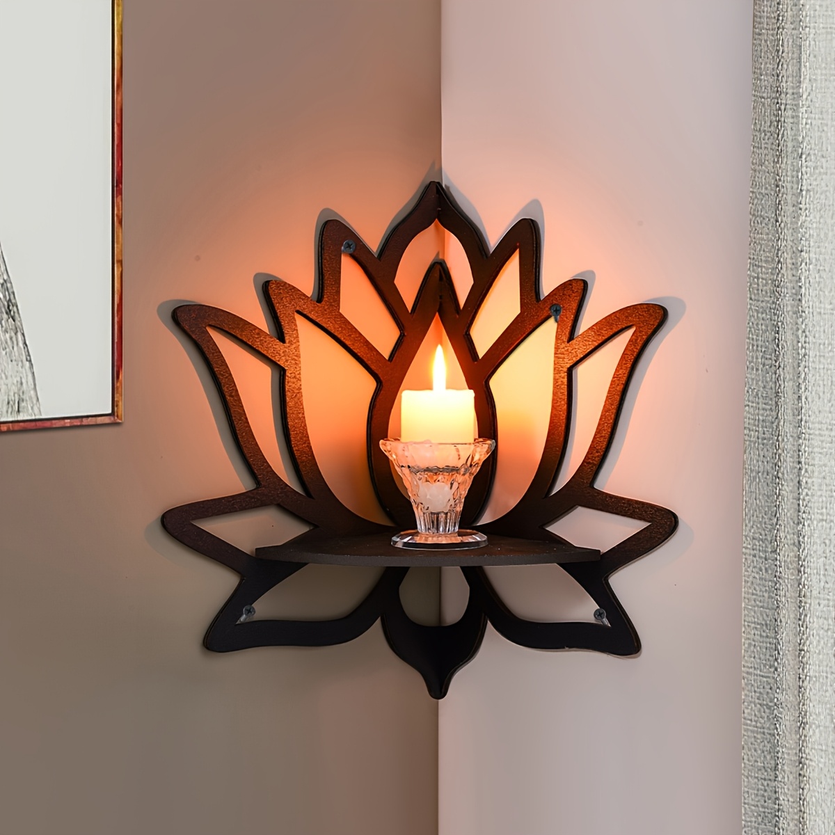 Półka narożna Lotus Corner, pó – Flower Wall Panel recenzja i cena